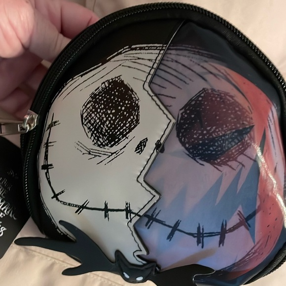Disney Bioworld Jack Halloween Nightmare Before Christmas Make Up Bag - Picture 3 of 11